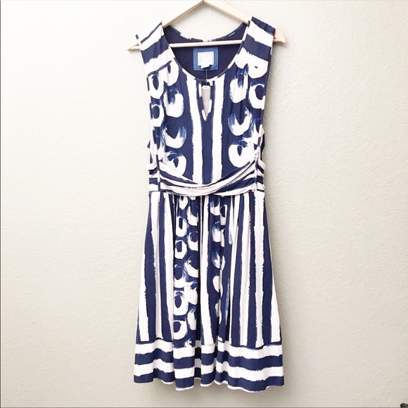 Anthropologie Dresses & Skirts - Anthropologie Maeve Sennebec Sleeveless Blue Dress